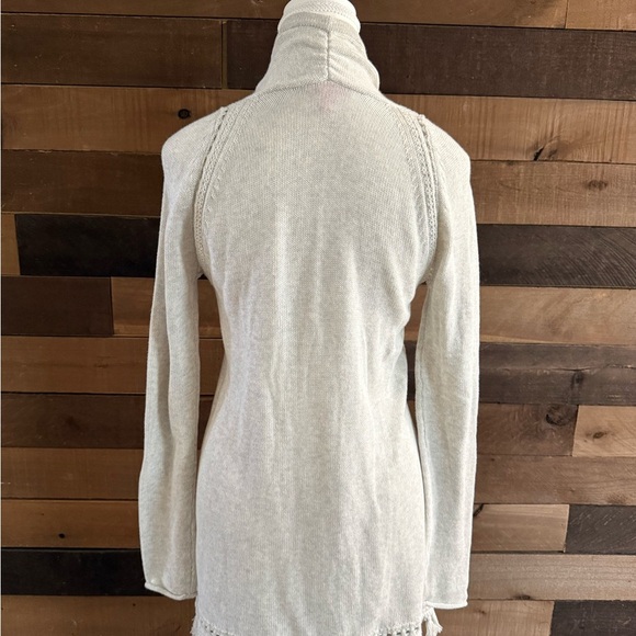 Lily Pulitzer Elegant Cream Open-Front Sweater - Picture 2 of 5